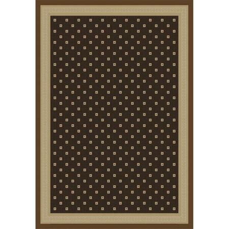 CONCORD GLOBAL TRADING Area Rugs, 3 Ft. 11 Ft. X 5 Ft. 7 In. Jewel Athens - Brown 54284